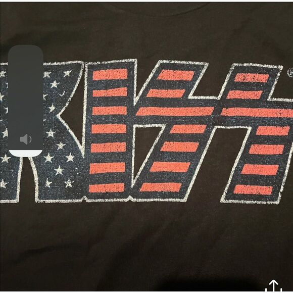 NWT KISS t shirt boys Sz large 10/12 1521 - Picture 2 of 3